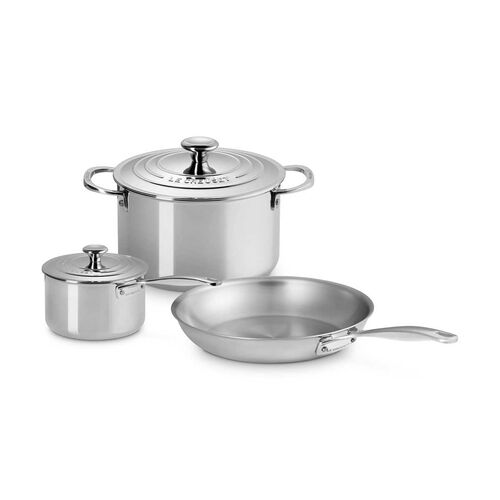 Le Creuset Signature Stainless Steel Shallow Non-stick Frying Pan 26cm